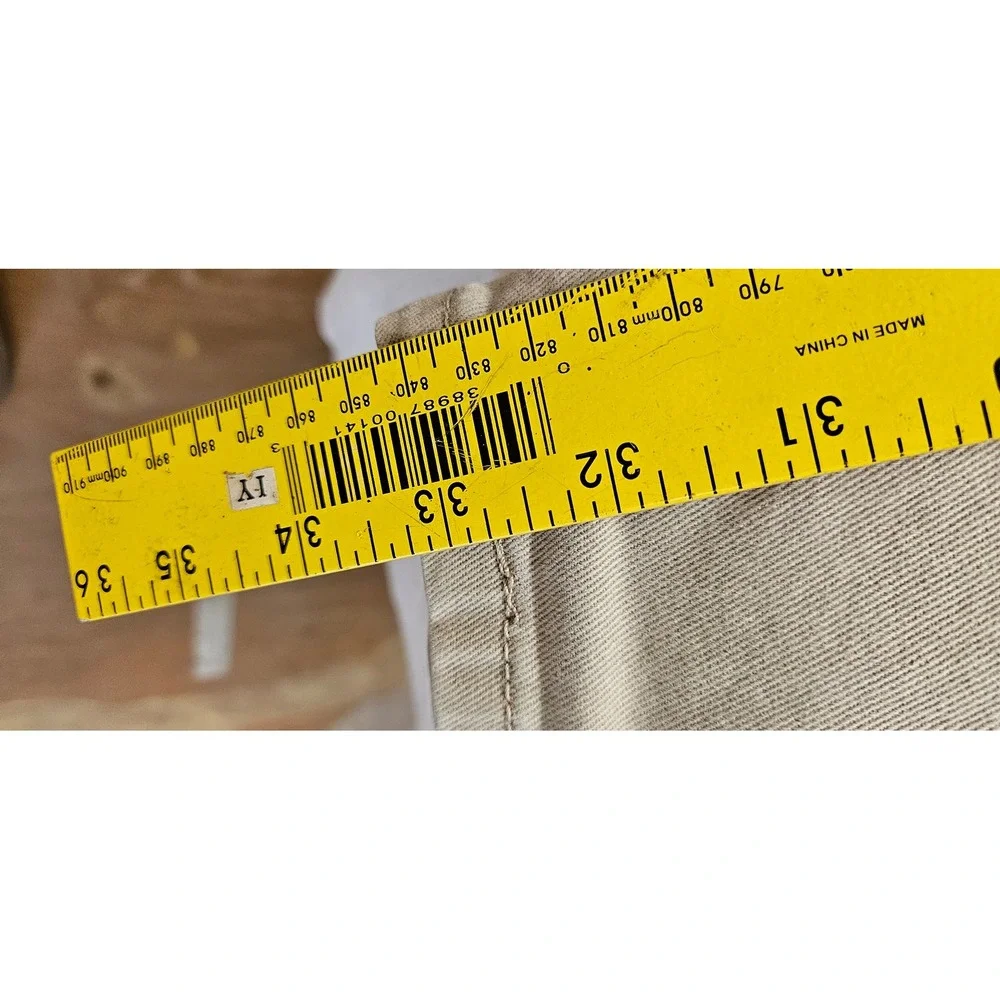 Levis 511 Slim Fit Khaki Tan Pants Mens 34x36 Cotton Blend Stretch Trousers